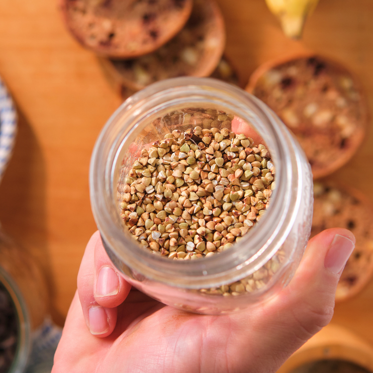 Sprouted Sourdough Buckwheat Bread