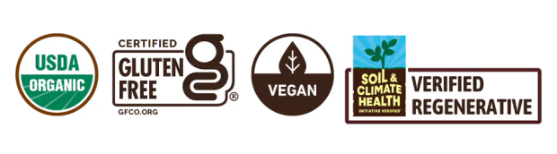 USDA Organic, Gluten Free