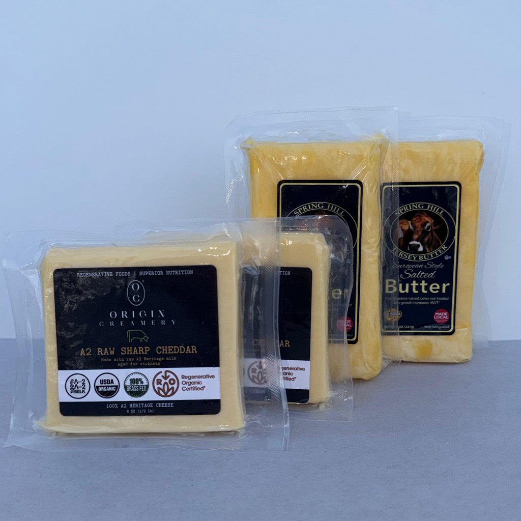 Butter + Cheddar Pairing Bundle (2 Butter + 2 Cheese)