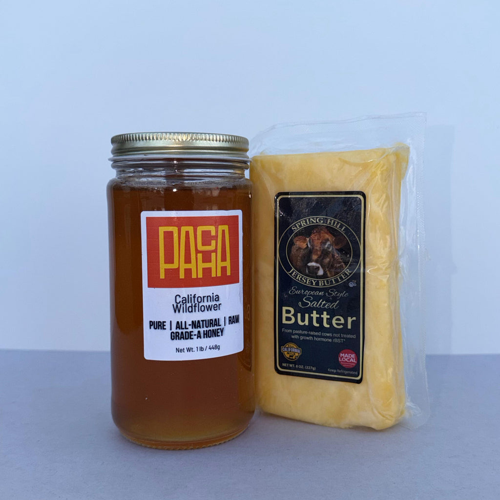 Local Wildflower Honey & Spring Hill Butter Duo