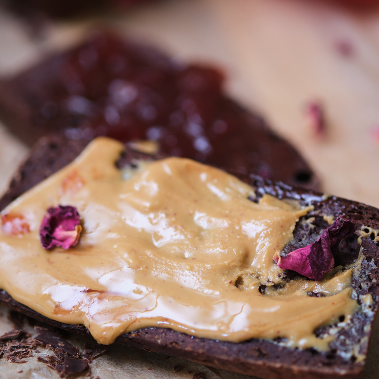 Chocolate Rose Buckwheat Sourdough Bread Loaf