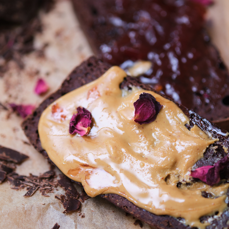 Chocolate Rose Buckwheat Sourdough Bread Loaf