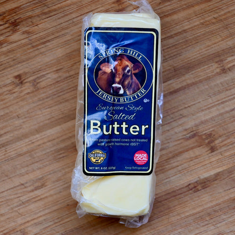 Spring Hill Grassfed, Pasture Raised Butter - Salted