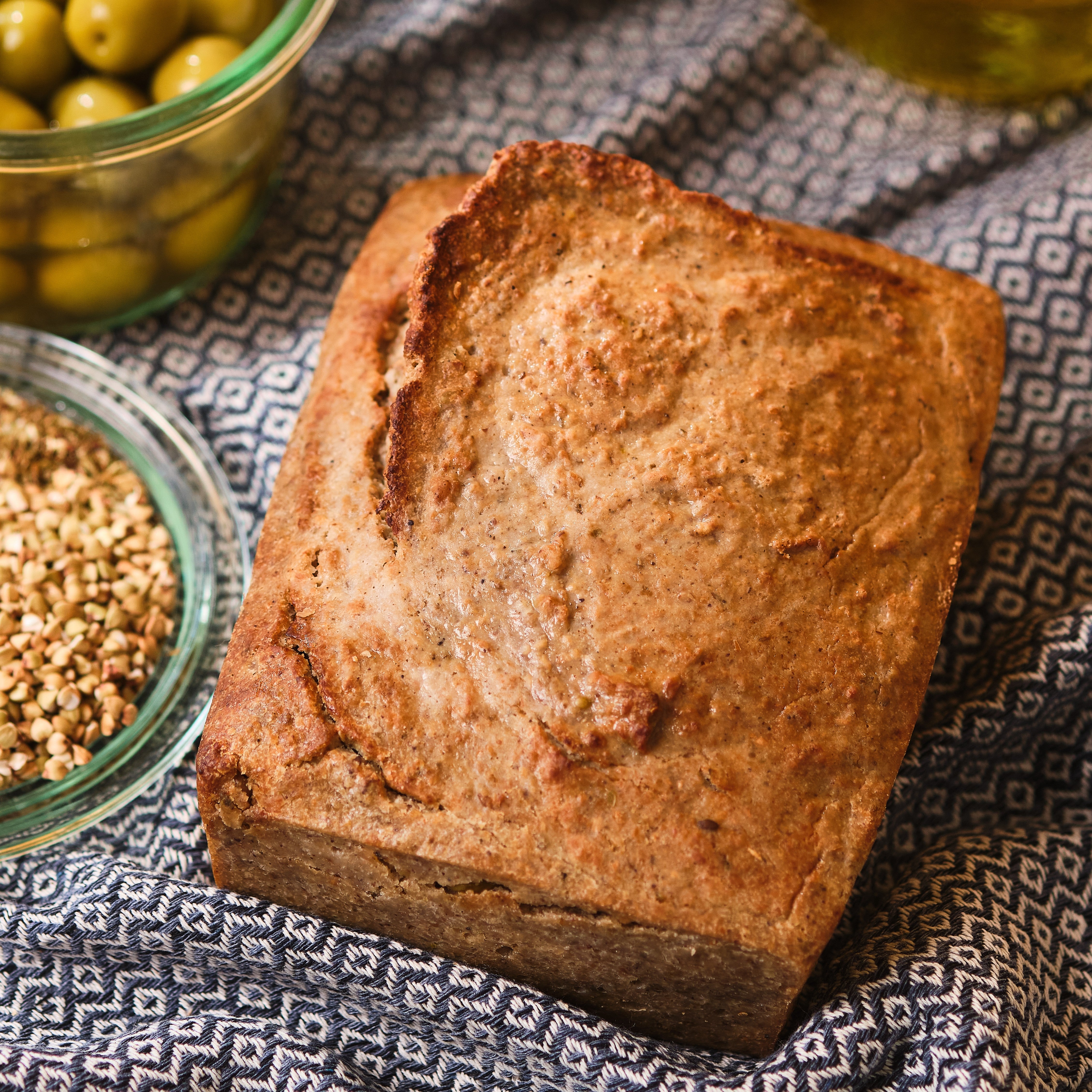Sprouted Sourdough Buckwheat Bread