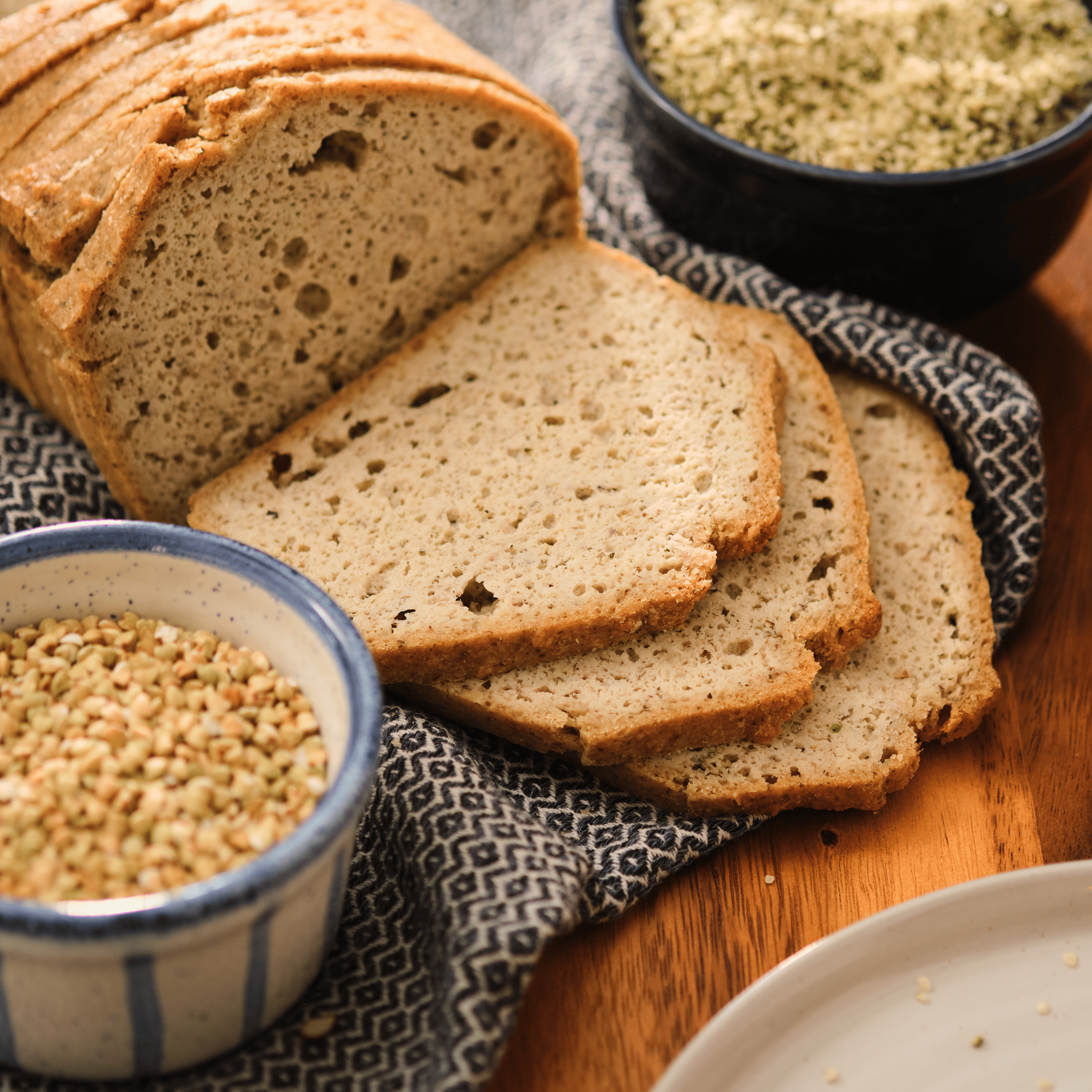 Sprouted Sourdough Buckwheat Bread