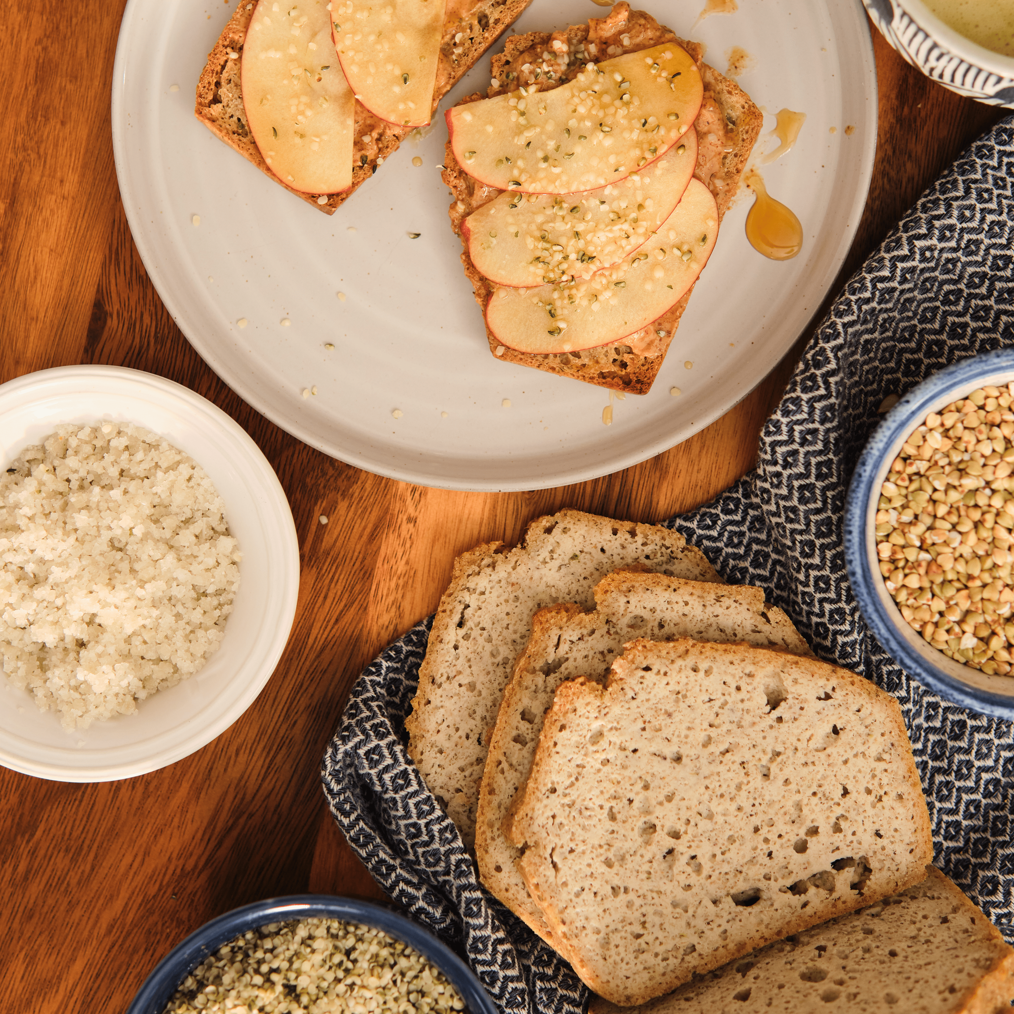 Sprouted Sourdough Buckwheat Bread