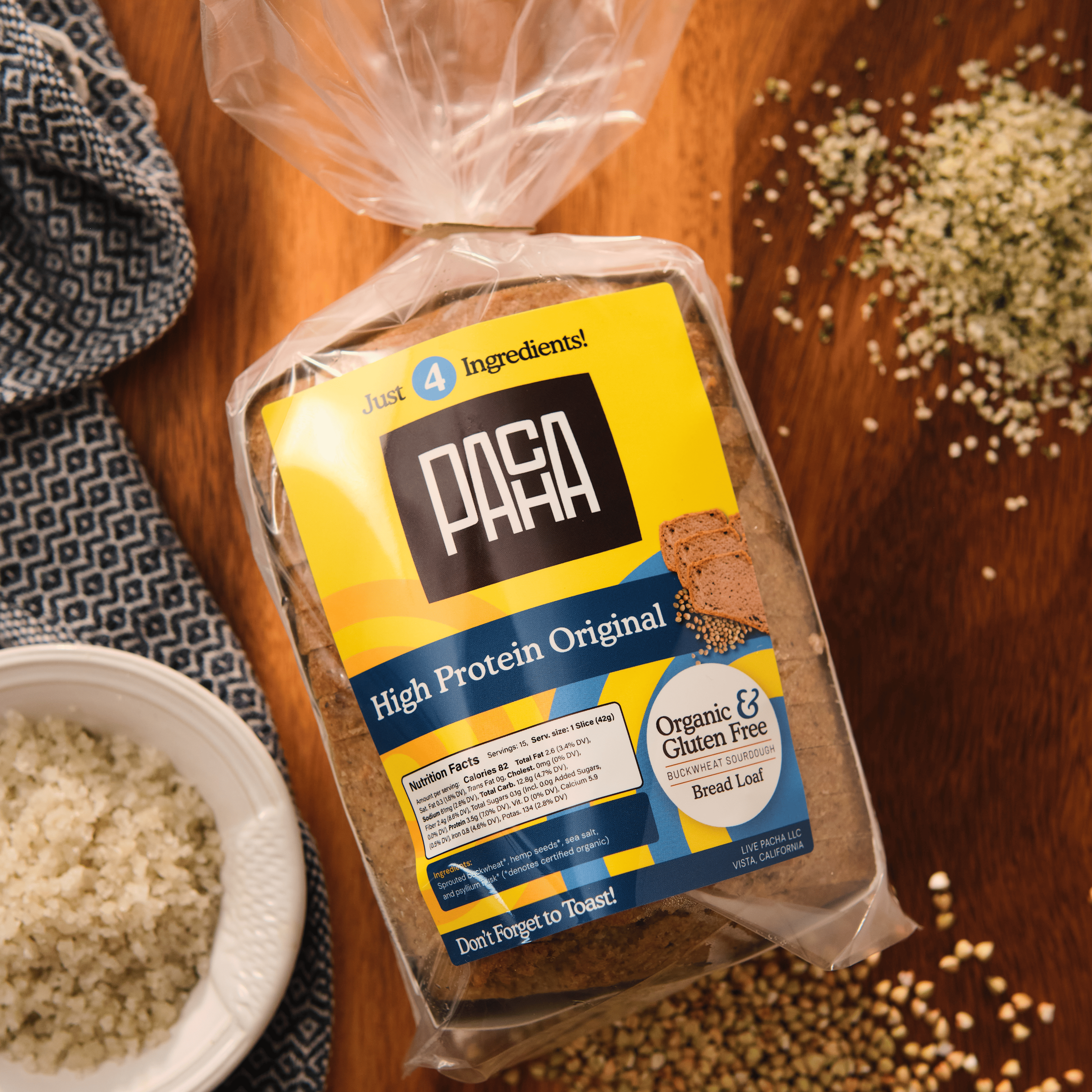 Sprouted Sourdough Buckwheat Bread
